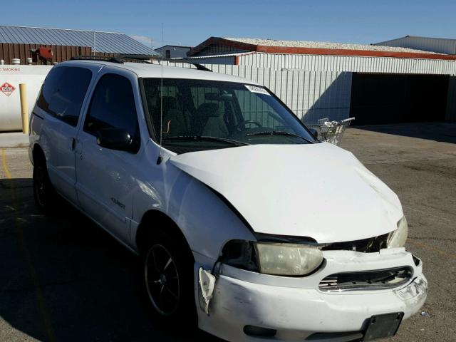 4N2XN11TXYD838889 - 2000 NISSAN QUEST SE WHITE photo 1