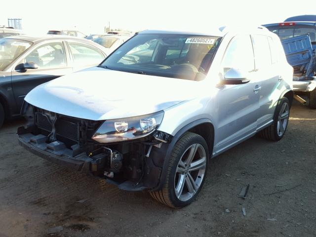 WVGAV7AX6GW077338 - 2016 VOLKSWAGEN TIGUAN S SILVER photo 2