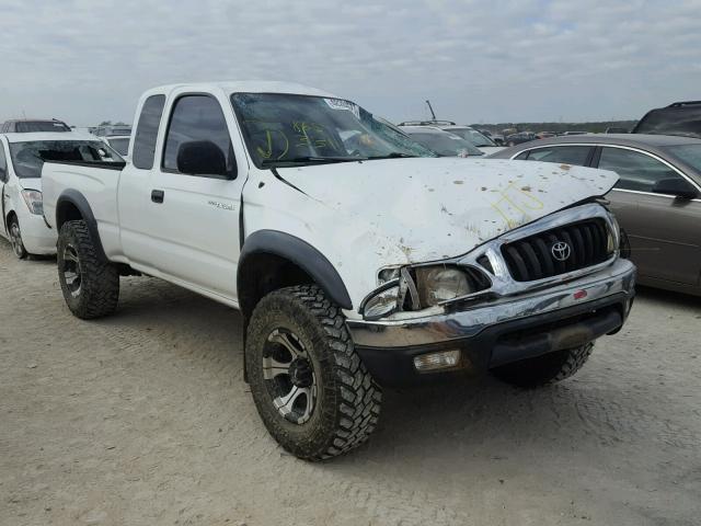 5TEWN72N81Z865331 - 2001 TOYOTA TACOMA XTR WHITE photo 1