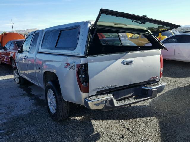 1GTKTCD90A8128851 - 2010 GMC CANYON SLE SILVER photo 3