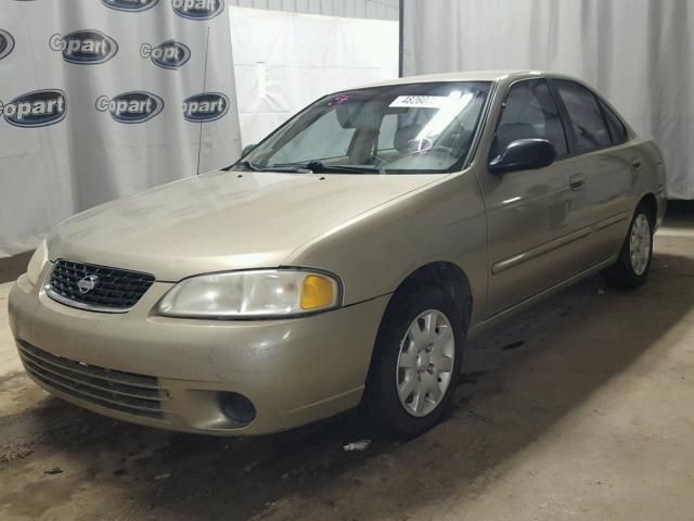 3N1CB51D1YL309225 - 2000 NISSAN SENTRA BAS GOLD photo 2