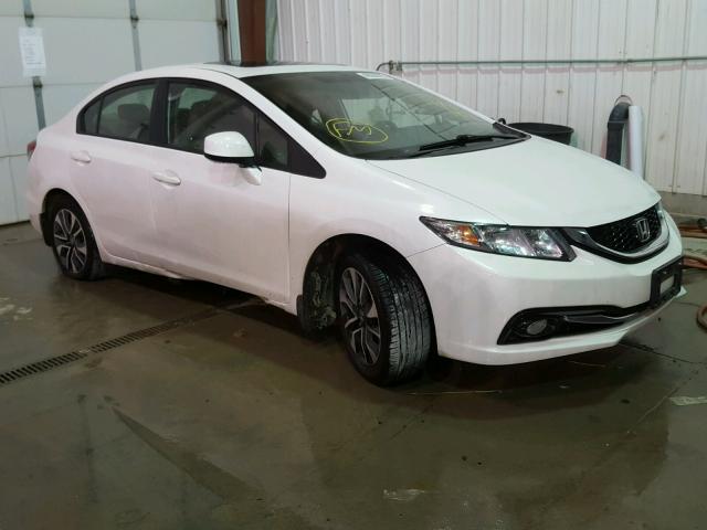 19XFB2F97DE021477 - 2013 HONDA CIVIC EXL WHITE photo 1