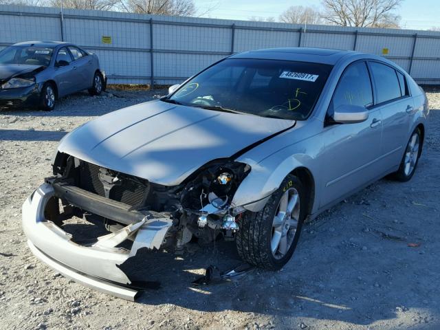 1N4BA41E64C876914 - 2004 NISSAN MAXIMA SE SILVER photo 2