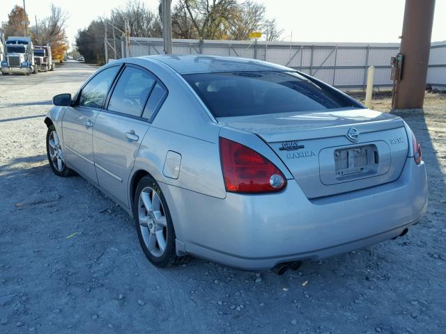 1N4BA41E64C876914 - 2004 NISSAN MAXIMA SE SILVER photo 3