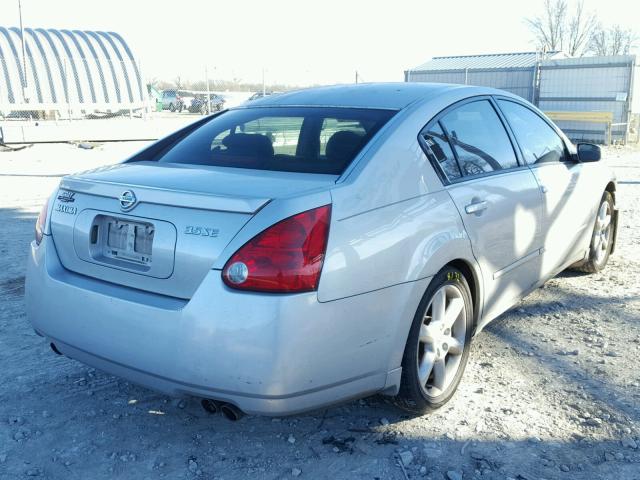 1N4BA41E64C876914 - 2004 NISSAN MAXIMA SE SILVER photo 4