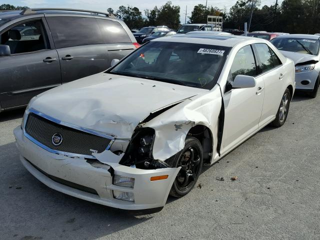 1G6DW677550160987 - 2005 CADILLAC STS CREAM photo 2