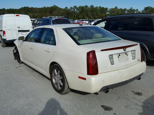 1G6DW677550160987 - 2005 CADILLAC STS CREAM photo 3