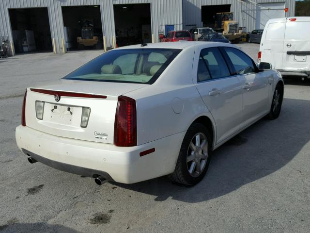 1G6DW677550160987 - 2005 CADILLAC STS CREAM photo 4