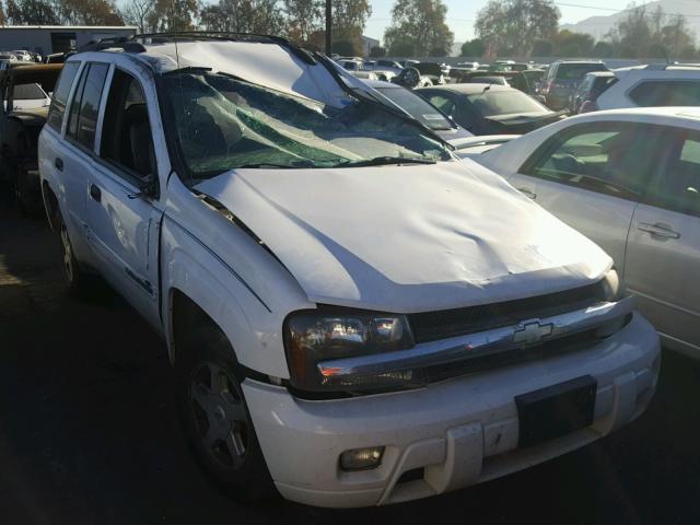 1GNDT13S322218265 - 2002 CHEVROLET TRAILBLAZE WHITE photo 1