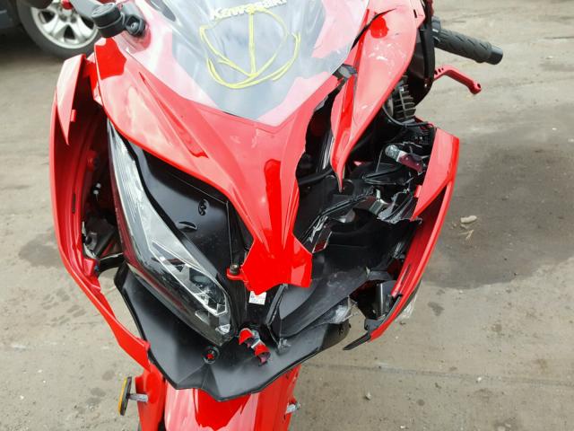 JKAEX8B14GDA27174 - 2016 KAWASAKI EX300 B RED photo 9