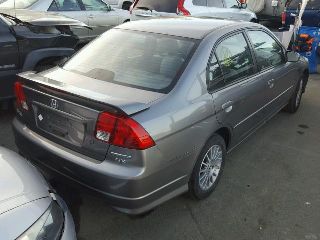 2HGES25775H547014 - 2005 HONDA CIVIC EX გრაფიტი ფოტო 4
