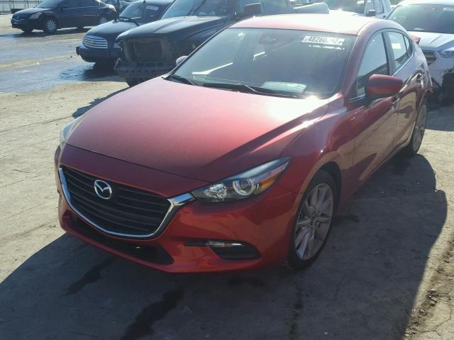 3MZBN1V76HM136564 - 2017 MAZDA 3 TOURING RED photo 2