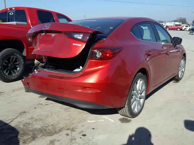 3MZBN1V76HM136564 - 2017 MAZDA 3 TOURING RED photo 4