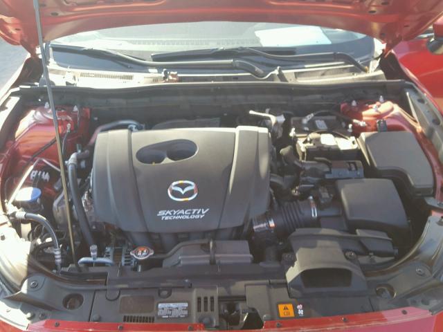 3MZBN1V76HM136564 - 2017 MAZDA 3 TOURING RED photo 7