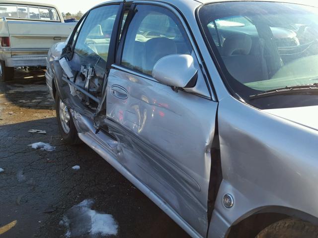 1G4HP54K014167570 - 2001 BUICK LESABRE CU SILVER photo 9