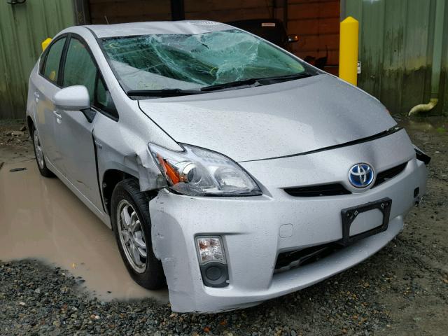 JTDKN3DU8A5014189 - 2010 TOYOTA PRIUS SILVER photo 1