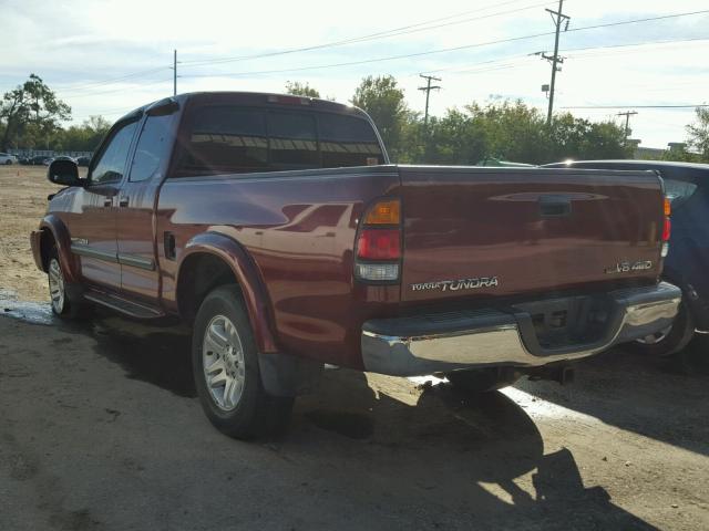 5TBBT44103S371776 - 2003 TOYOTA TUNDRA ACC BURGUNDY photo 3