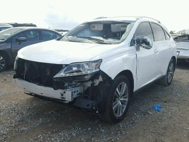 2T2ZK1BA1FC208086 - 2015 LEXUS RX 350 WHITE photo 2