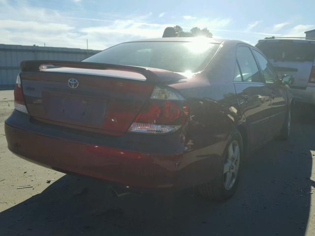 4T1BE32K95U080565 - 2005 TOYOTA CAMRY LE 红色 照片 4