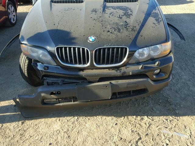 5UXFA13535LY22994 - 2005 BMW X5 3.0I BLACK photo 7