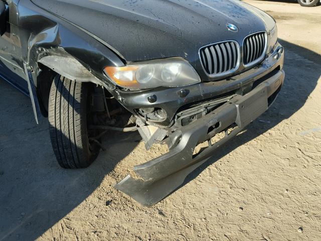 5UXFA13535LY22994 - 2005 BMW X5 3.0I BLACK photo 9