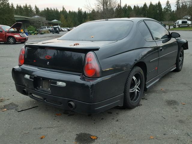2G1WX12K539195428 - 2003 CHEVROLET MONTE CARL შავი ფოტო 4