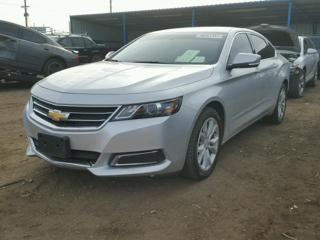 1G1105SAXHU113586 - 2017 CHEVROLET IMPALA LT SILVER photo 2