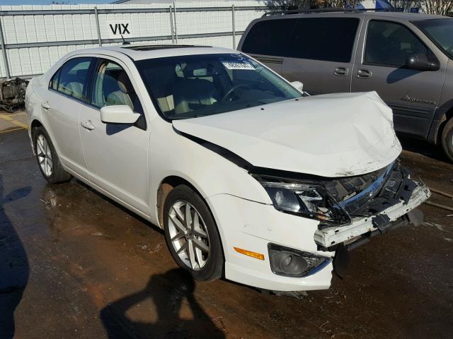 3FAHP0JA7CR298711 - 2012 FORD FUSION SEL WHITE photo 1