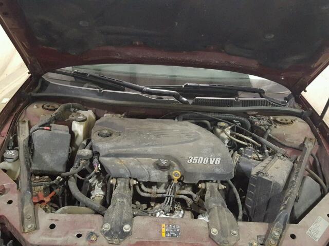 2G1WG5EK7B1225254 - 2011 CHEVROLET IMPALA LT Կարմիր լուսանկար 7