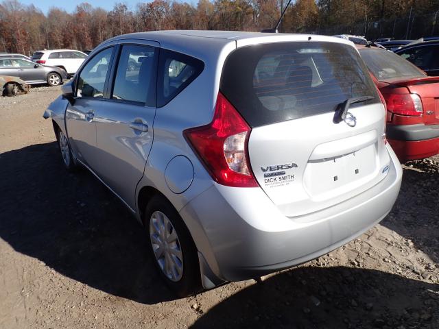 3N1CE2CP1GL393137 - 2016 NISSAN VERSA NOTE SILVER photo 3