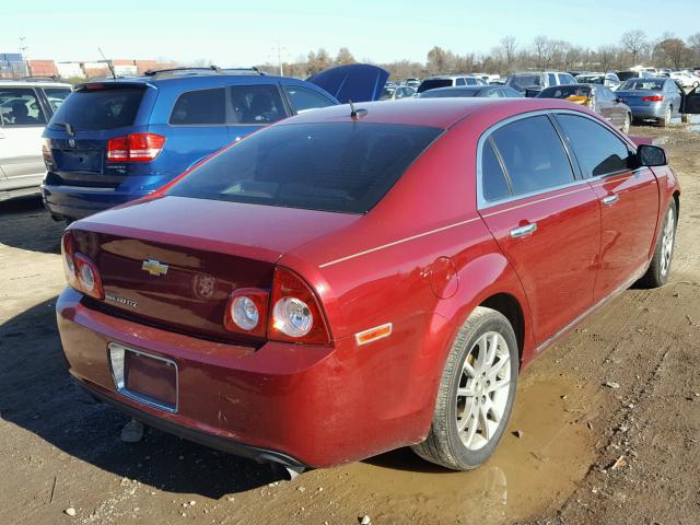 1G1ZE5E7XBF240032 - 2011 CHEVROLET MALIBU LTZ MAROON photo 4