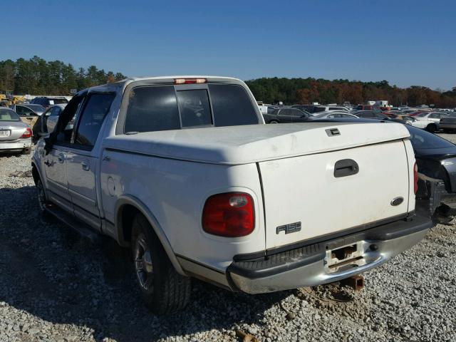 1FTRW07LX1KE32672 - 2001 FORD F150 SUPER WHITE photo 3