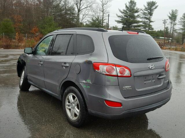 5NMSG3AB0AH364975 - 2010 HYUNDAI SANTA FE G GRAY photo 3