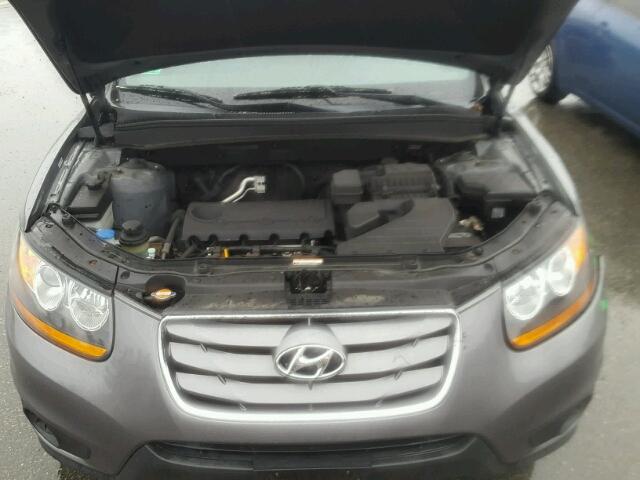 5NMSG3AB0AH364975 - 2010 HYUNDAI SANTA FE G GRAY photo 7