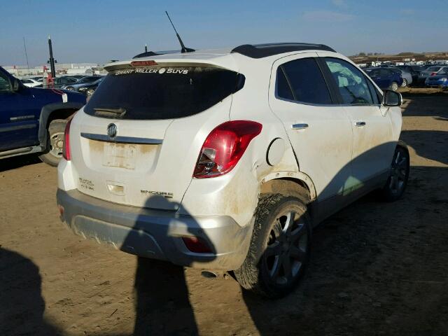 KL4CJHSB9EB540279 - 2014 BUICK ENCORE PRE WHITE photo 4