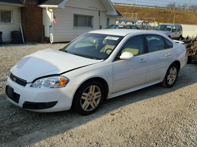 2G1WG5EKXB1212644 - 2011 CHEVROLET IMPALA LT WHITE photo 2