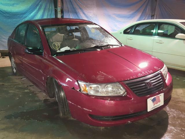 1G8AJ55F27Z120975 - 2007 SATURN ION LEVEL MAROON photo 1