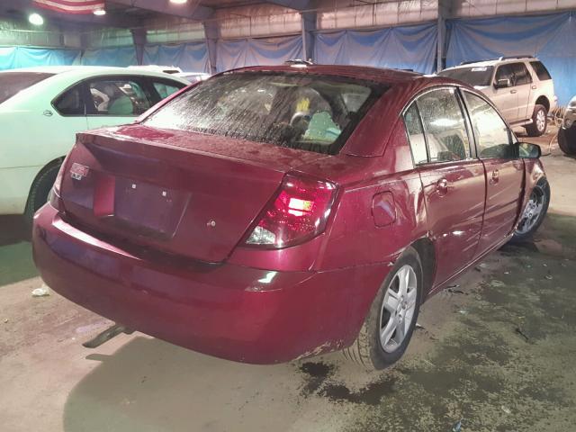 1G8AJ55F27Z120975 - 2007 SATURN ION LEVEL MAROON photo 4