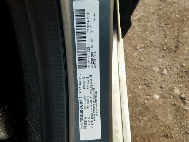 1C3CCBBG5CN297885 - 2012 CHRYSLER 200 TOURIN GRAY photo 10