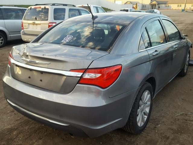 1C3CCBBG5CN297885 - 2012 CHRYSLER 200 TOURIN GRAY photo 4