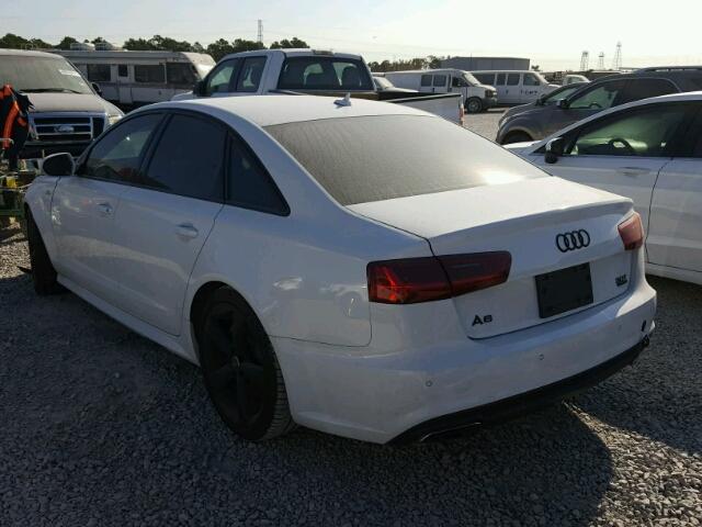 WAUHGAFC9GN078082 - 2016 AUDI A6 PRESTIG WHITE photo 3