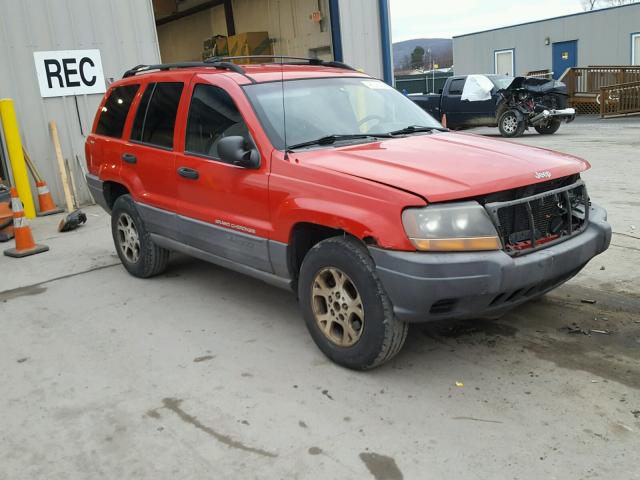 1J4GW58S6XC620323 - 1999 JEEP GRAND CHER RED photo 1