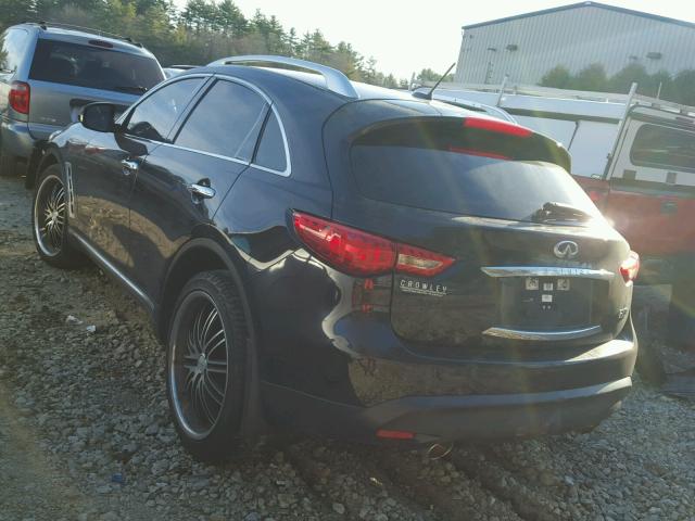 JN8CS1MW1DM173928 - 2013 INFINITI FX37 BLACK photo 3