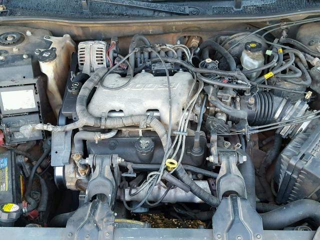 2G1WF52E549357175 - 2004 CHEVROLET IMPALA GRAY photo 7