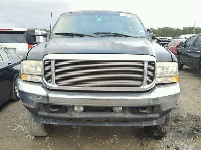 1FTNW21F93EB10281 - 2003 FORD F250 SUPER BLACK photo 9