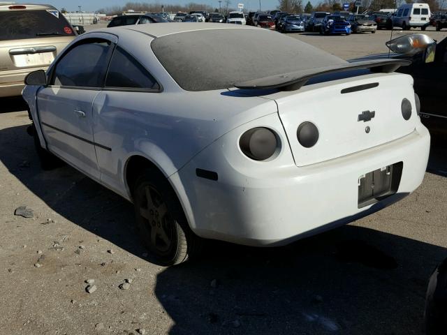 1G1AK15F667730716 - 2006 CHEVROLET COBALT LS WHITE photo 3