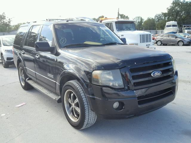 1FMFU19537LA96018 - 2007 FORD EXPEDITION BLACK photo 1