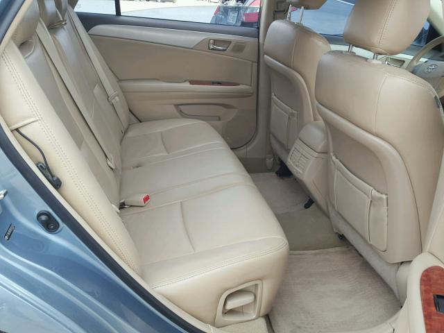 4T1BK36B39U342430 - 2009 TOYOTA AVALON XL Теңіз көгі фото 6