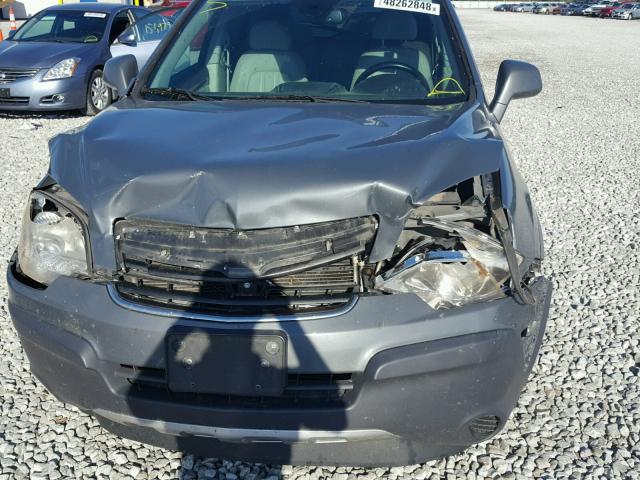 3GSCL33P08S561144 - 2008 SATURN VUE XE GRAY photo 9