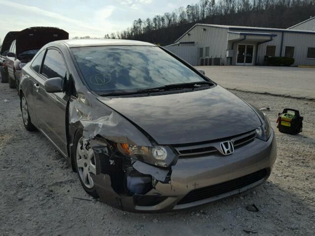 2HGFG12637H579909 - 2007 HONDA CIVIC LX GRAY photo 1